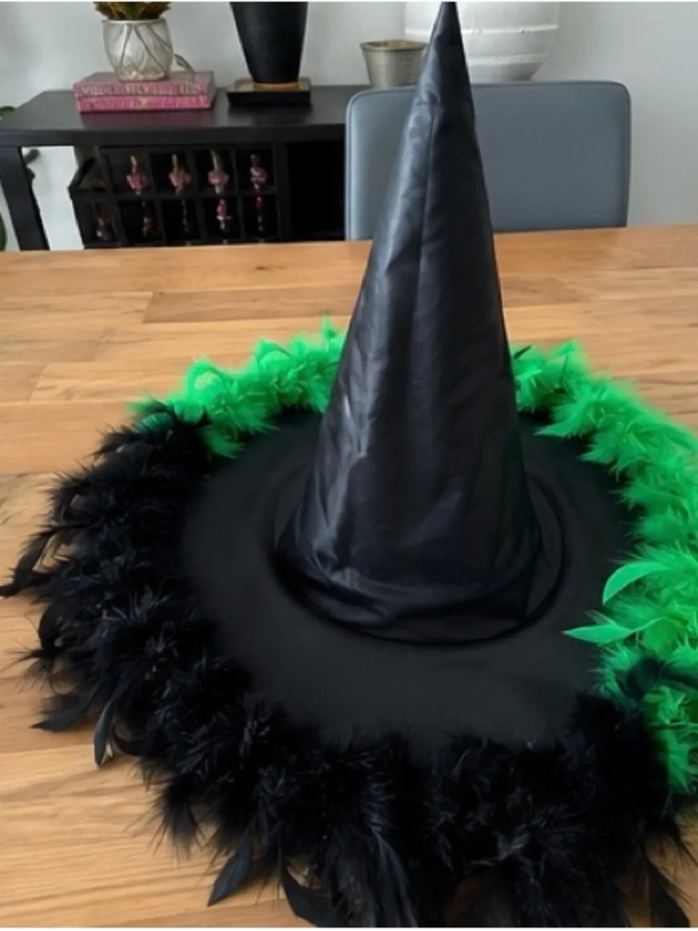 Mia Belle Girls Wicked Emerald Green Witch Costume Dress Hat 7Y